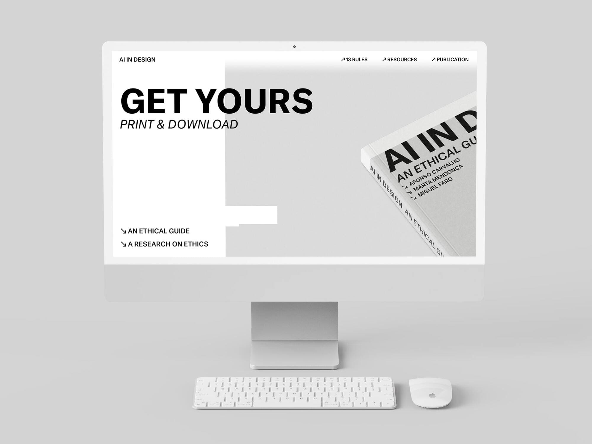 Ai in Design Web design prints pages